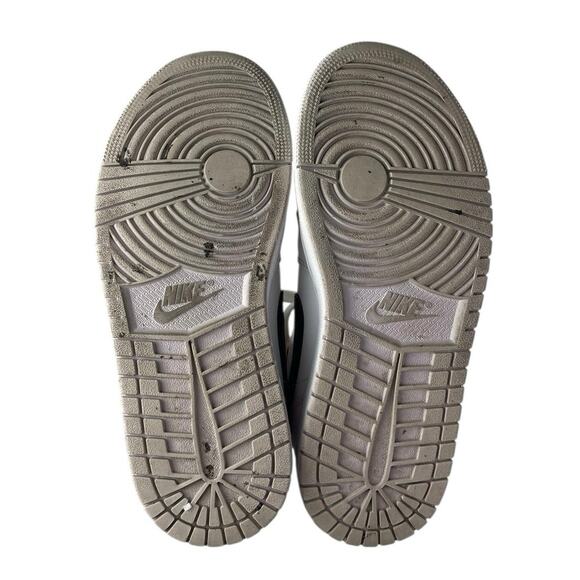 Nike Air Jordan 1 Mid Pink White Lace Up High Top Athletic Sneakers Shoes Sz 7.5 - Picture 4 of 7